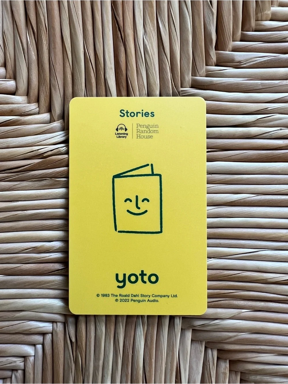 The BFG Roald Dahl Yoto Card